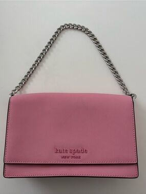 kate spade Pink Saffiano Chain Crossbody
